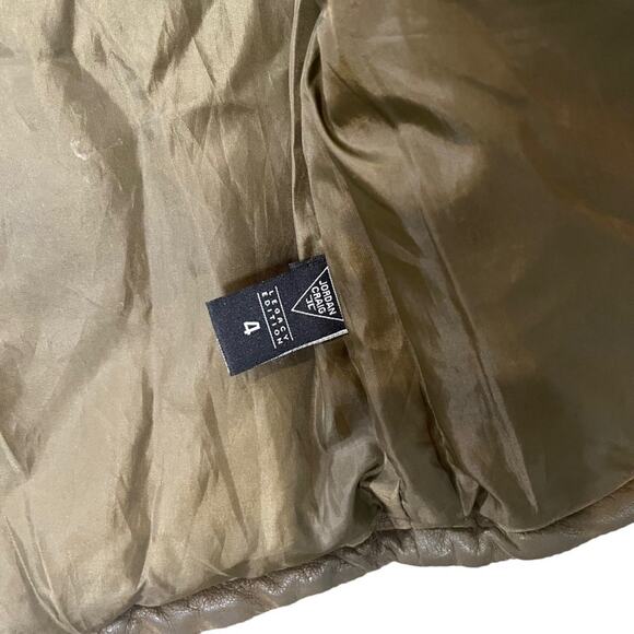 Jordan Craig Legacy Edition Vest Boy 4 Army Green Faux Leather Lined Adjustable - Picture 8 of 10
